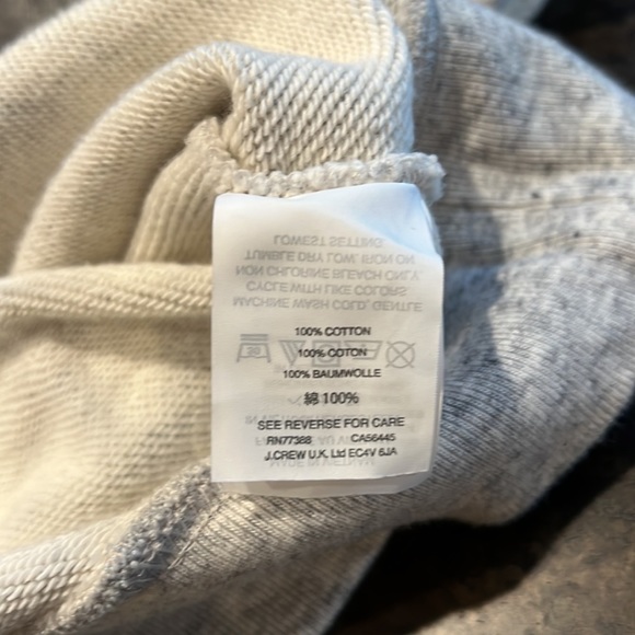 J. Crew Gray Melange Amour  Sweatshirt.  XS - Picture 7 of 10